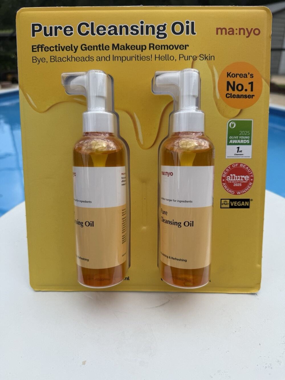 MANYO Pure Cleansing Oil Korean Skin Care, 6.76 fl oz (200ml x 2) 2 Pk EXP 08/28